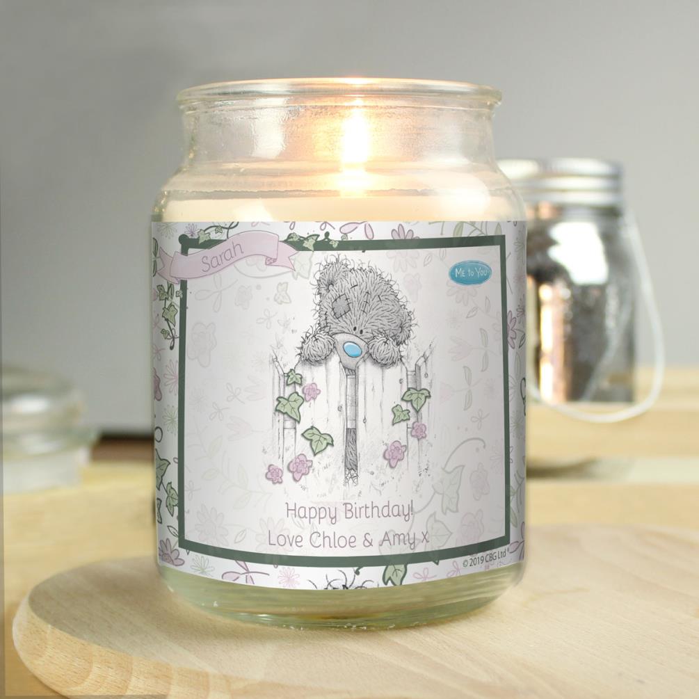 Personalised Me to You Secret Garden Large Jar Candle Extra Image 3